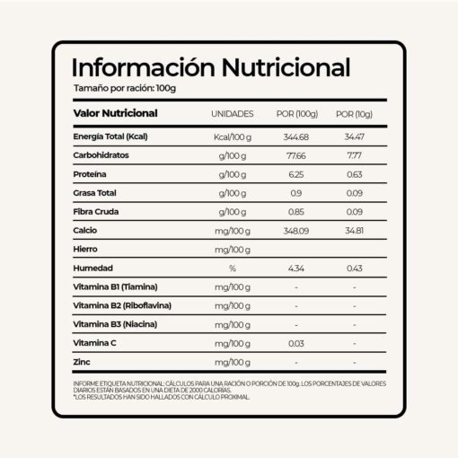 Ganoderma-Capsulas-Valor-Nutricional
