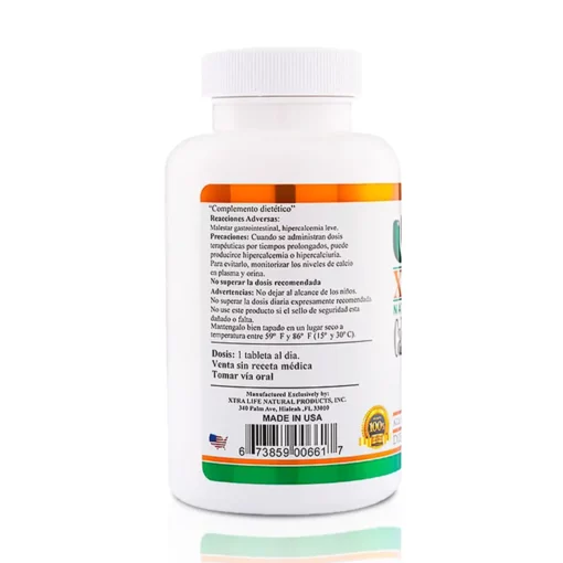 Calcio, Magnesio, Zinc y Vitamina D (100 Tabletas) - Imagen 2