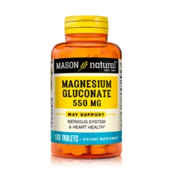 Gluconato de Magnesio 550mg (100 Tabletas)