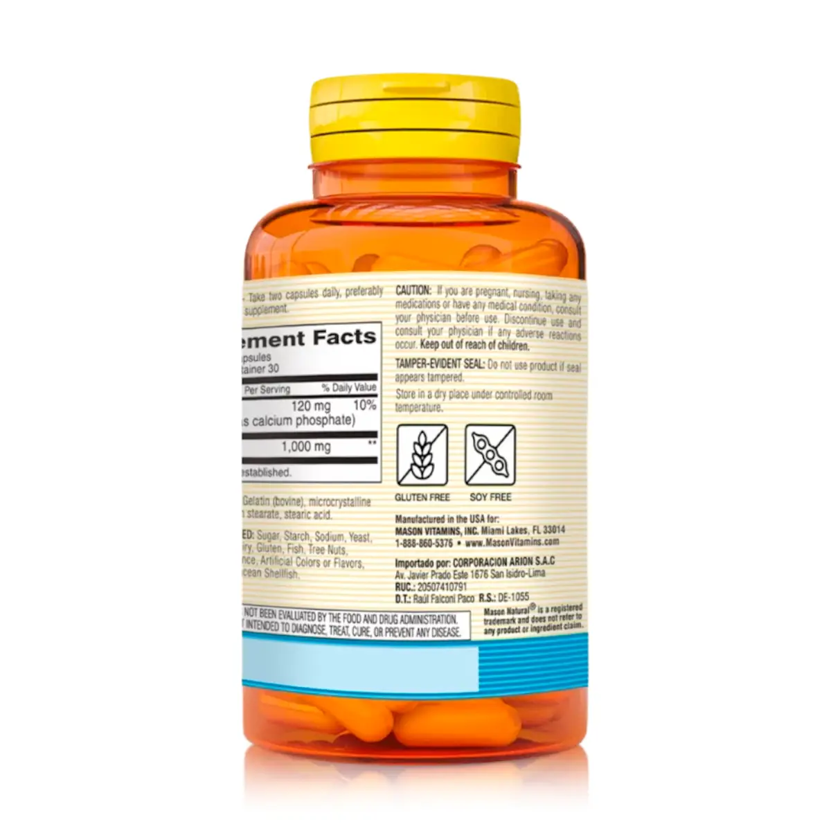 L-Arginina 500mg (60 Cápsulas)