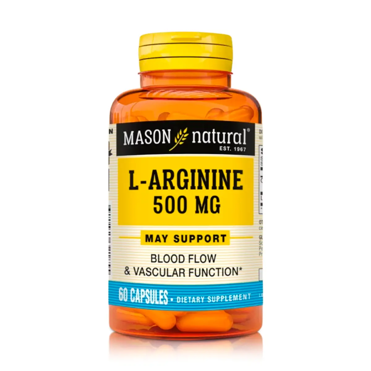 L-Arginina 500mg (60 Cápsulas)