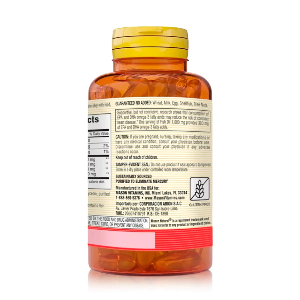 Omega 3 Aceite de Pescado 1000mg (60 Cápsulas Blandas)