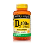 ¡Agregaste Vitamina D3 - 400 IU (100 Cápsulas Blandas) a tu lista de deseos!