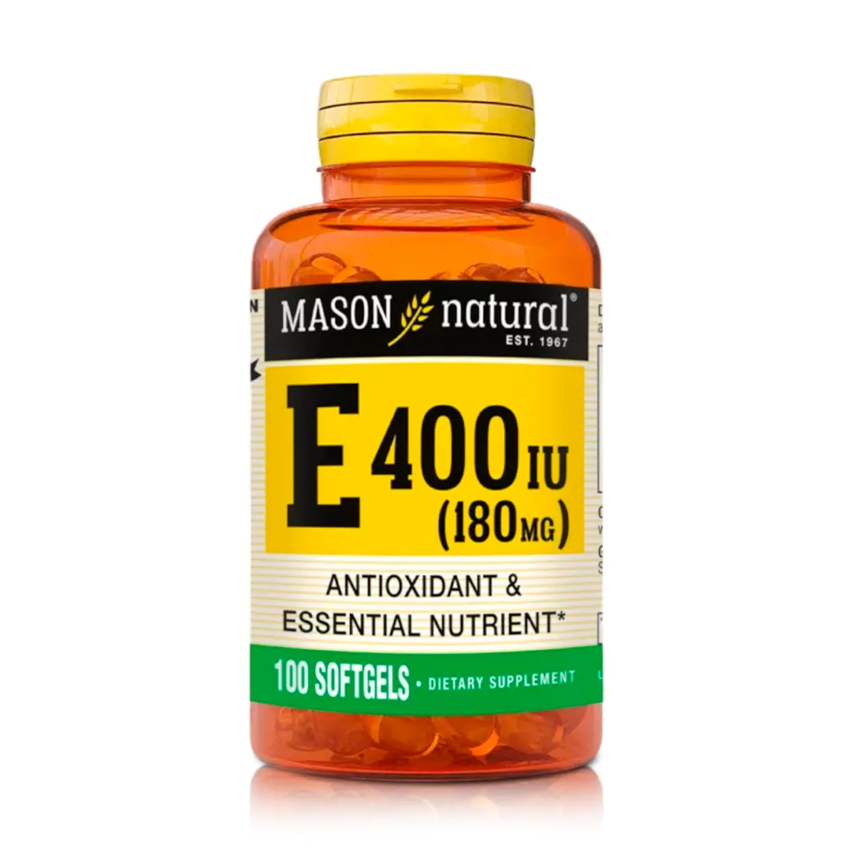 Vitamina E - 400 IU (100 Cápsulas Blandas)