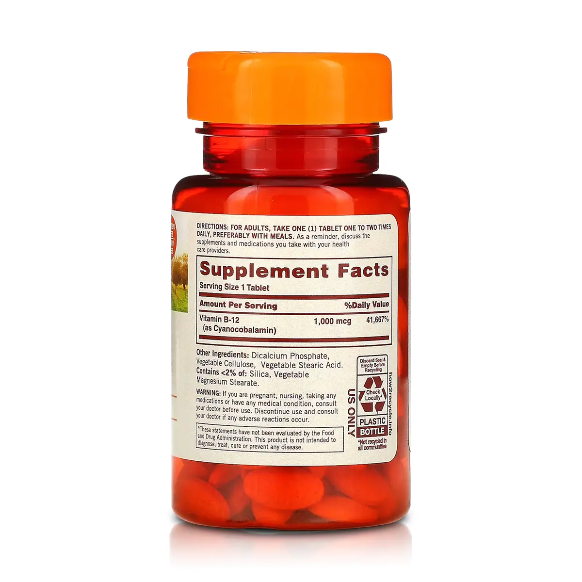 Vitamina B-12 1000 mcg (120 Tabletas)