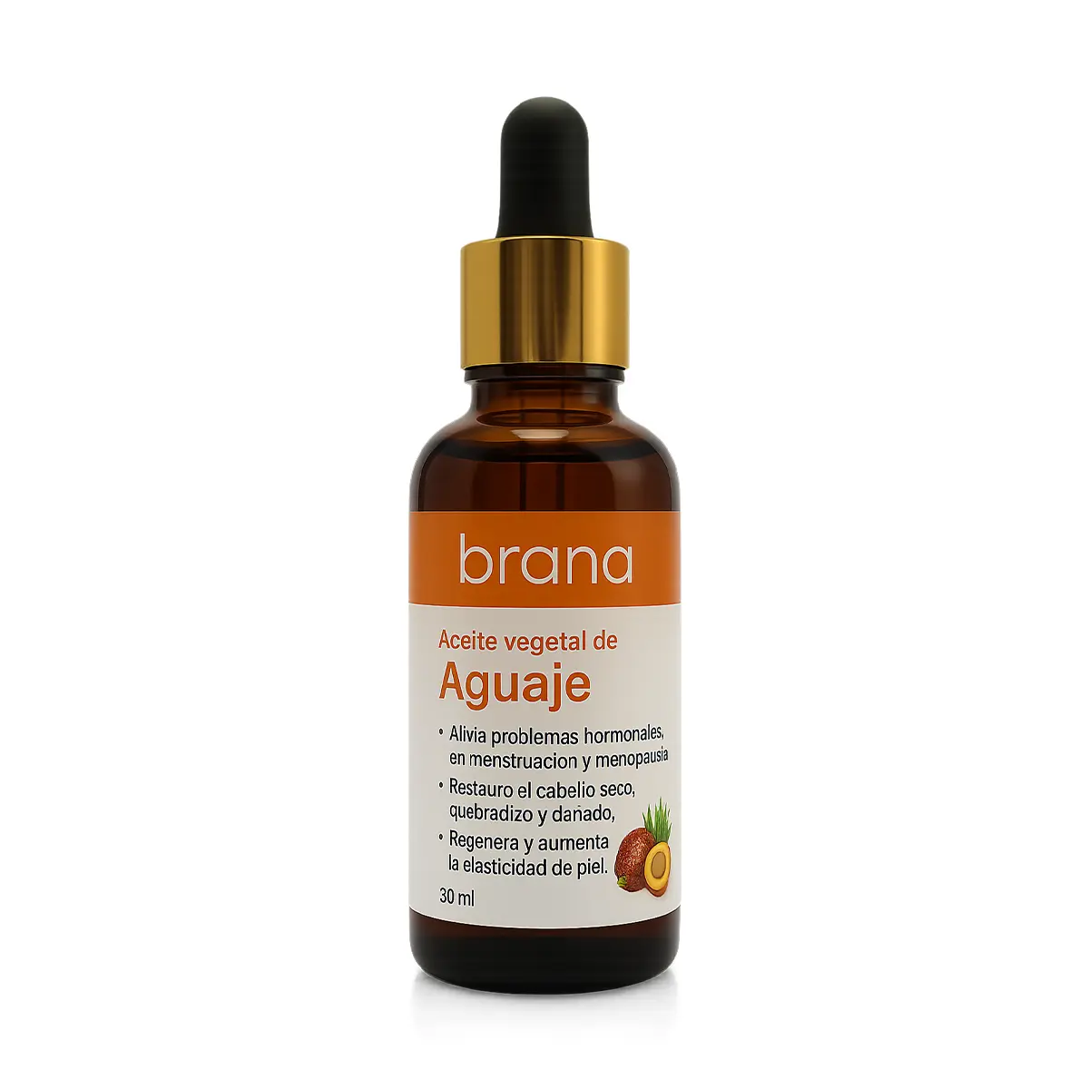 Aceite Vegetal de Aguaje (30 ml) - Brana