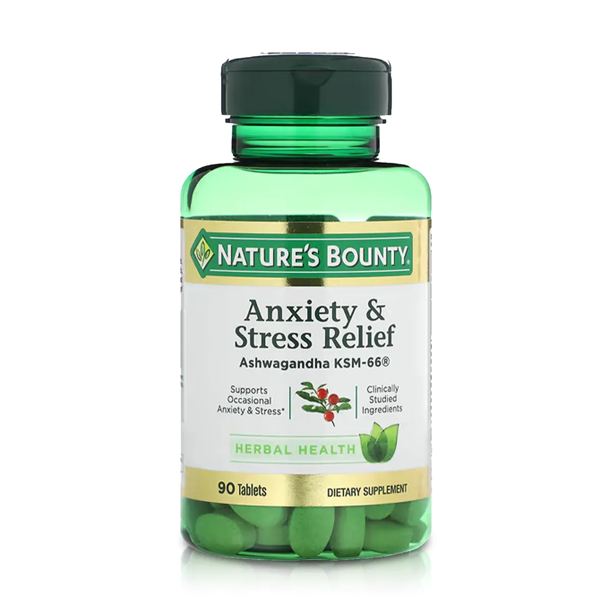 Ashwagandha KSM-66 (90 Tabletas) - Nature's Bounty