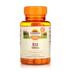 Vitamina B-12 1000 mcg (60 Tabletas) - Sundown