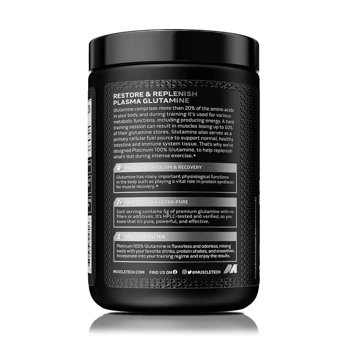 Glutamina 5g Muscletech 2