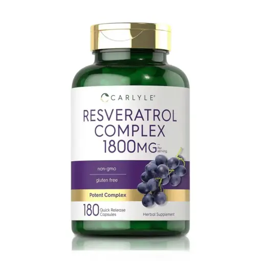 Resveratrol Complex 1800 mg (180 Cápsulas) - Carlyle