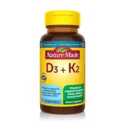 Vitamina D3 + K2 (30 Cápsulas) - Nature Made