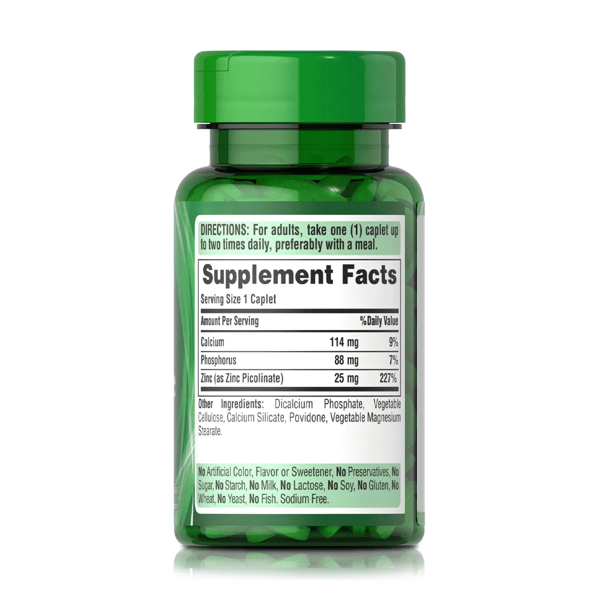 Zinc Picolinate 25 mg (100 Tabletas) - Puritan's Pride