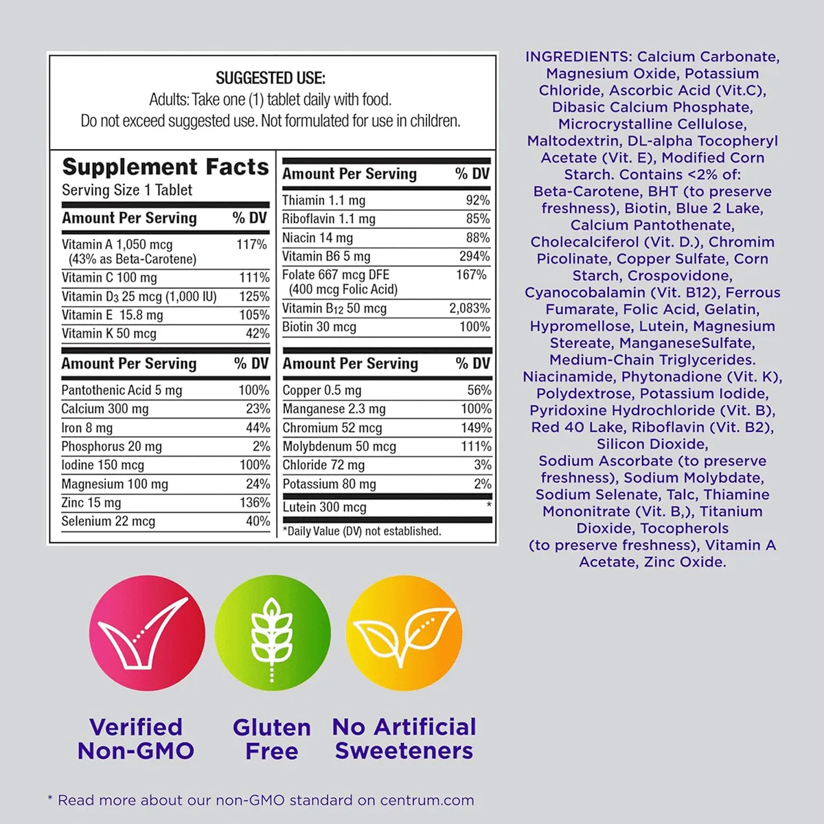 Silver Women 50+ (200 Tabletas) - Centrum