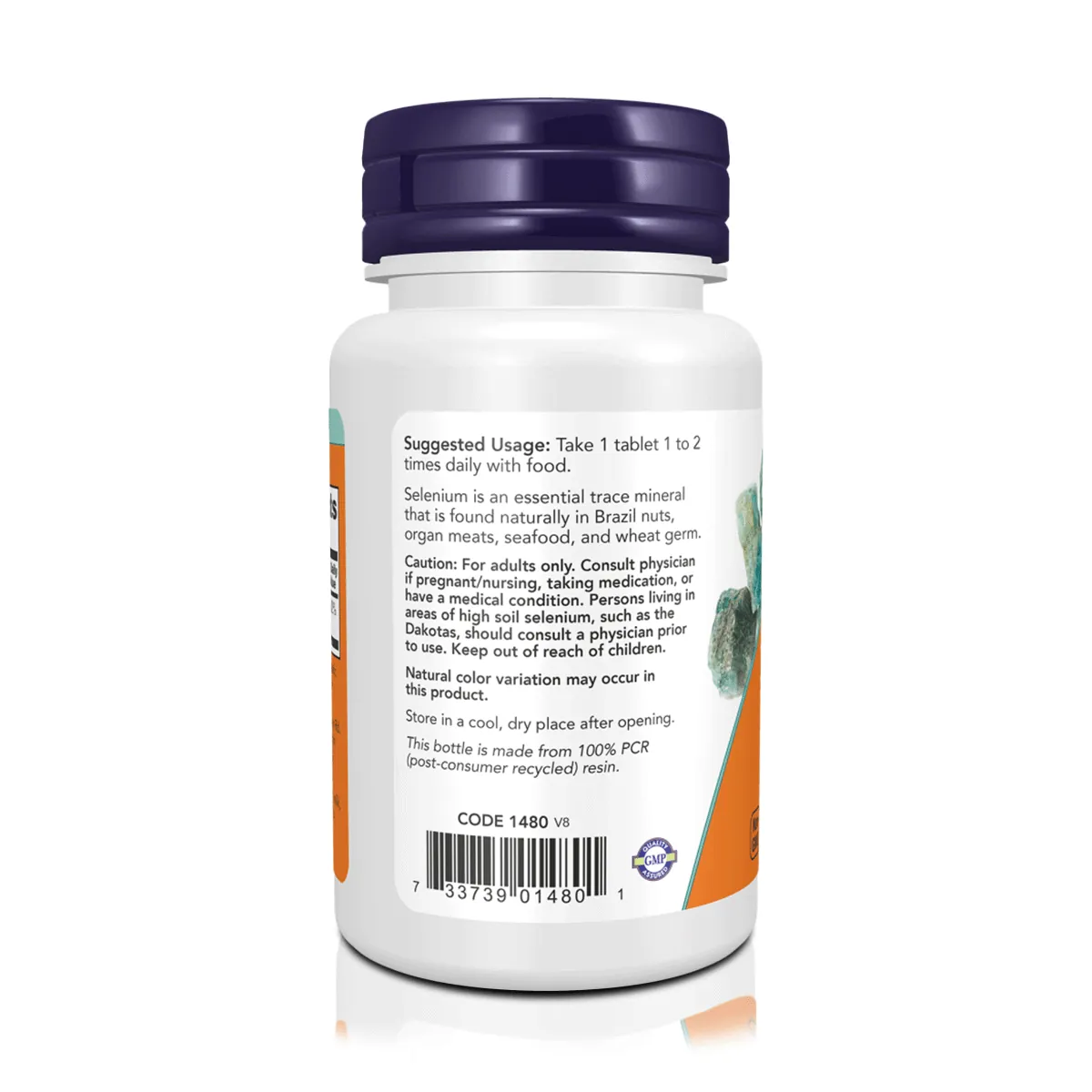 Selenio 100 mcg (100 Tabletas) - NOW Foods