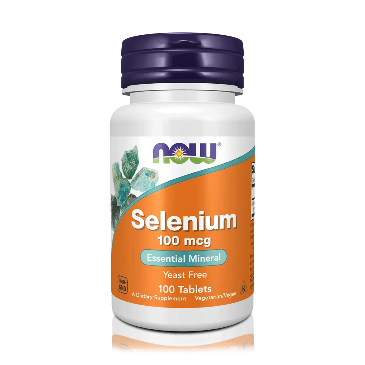 Selenio 100 mcg (100 Tabletas) - NOW Foods