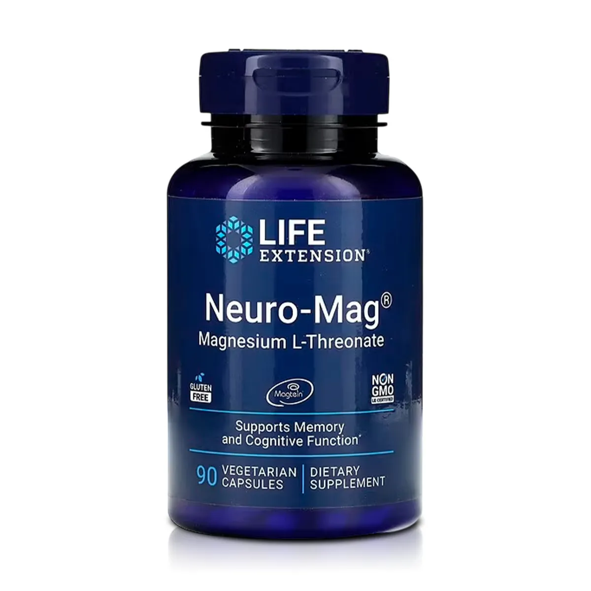 Neuro-Mag L-Treonato de Magnesio 144 mg (90 Cápsulas) - Life Extension