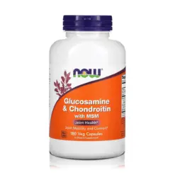 Glucosamina, Condroitina y MSM (180 Cápsulas) - NOW Foods