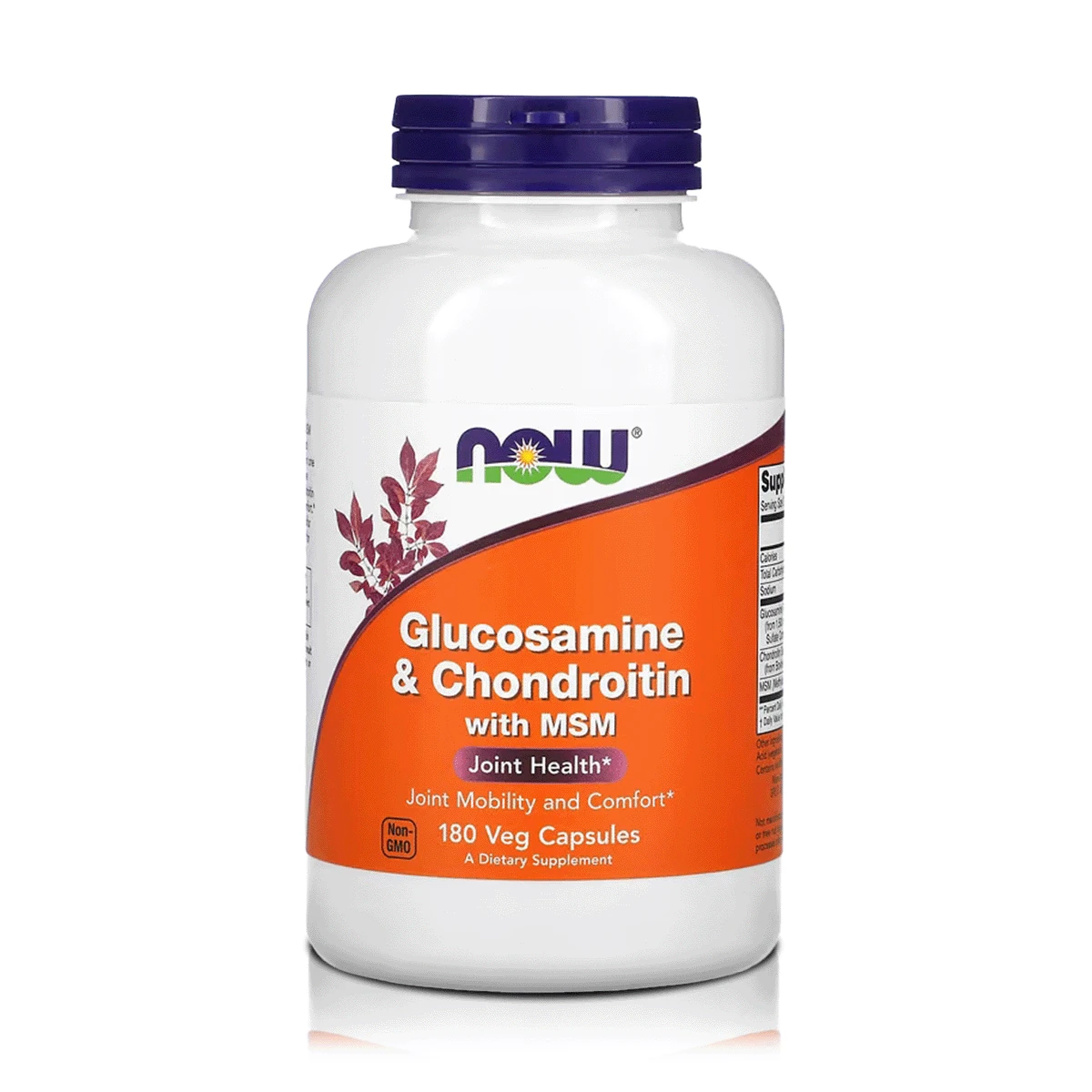 Glucosamina, Condroitina y MSM (180 Cápsulas) - NOW Foods