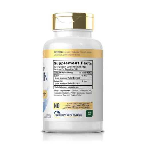 Luteína & Zeaxantina (180 Softgels) - Carlyle 2