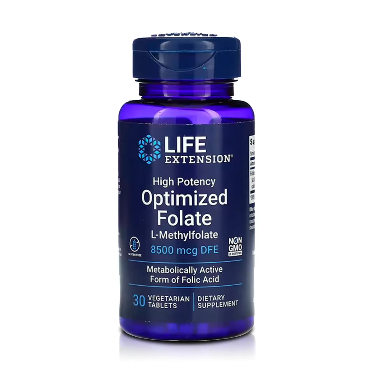 Folato 8500 mcg (30 Tabletas) - Life Extension