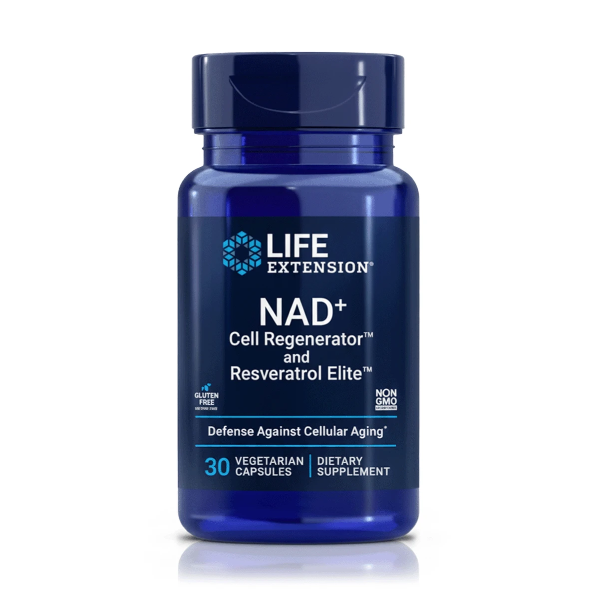 NAD+ Regenerador Celular + Resveratrol 300mg (30 cápsulas) - Life Extension 1