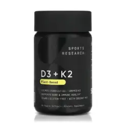 Vitamin D3 + K2 125 mcg/100 mcg (60 Cápsulas Blandas) - Sports Research