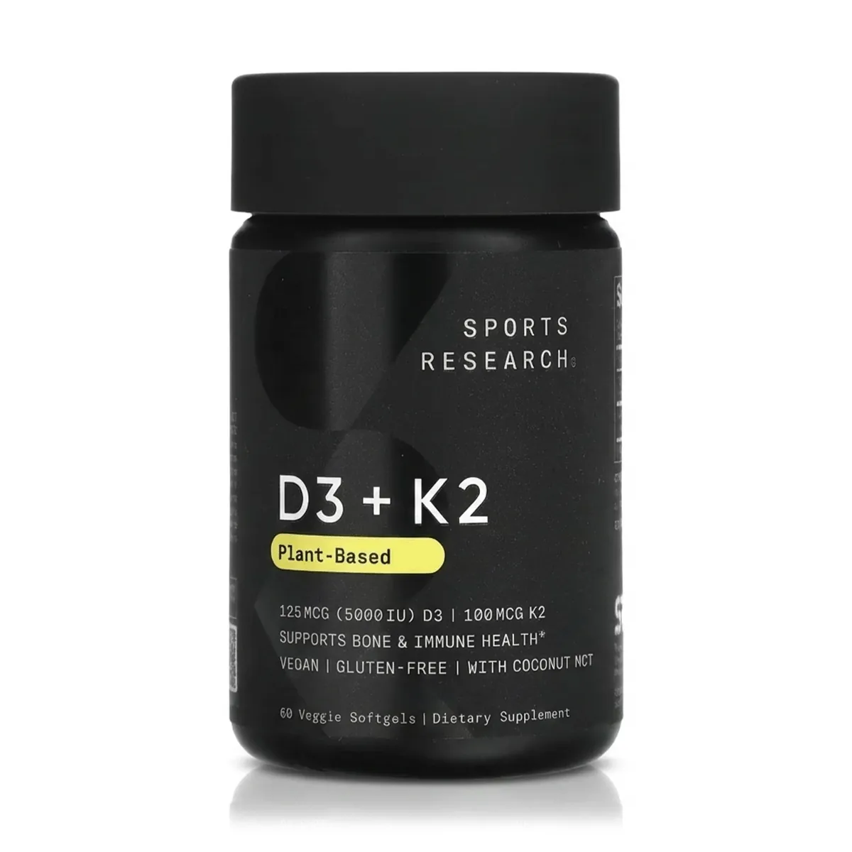 Vitamin D3 + K2 125 mcg/100 mcg (60 Cápsulas Blandas) - Sports Research