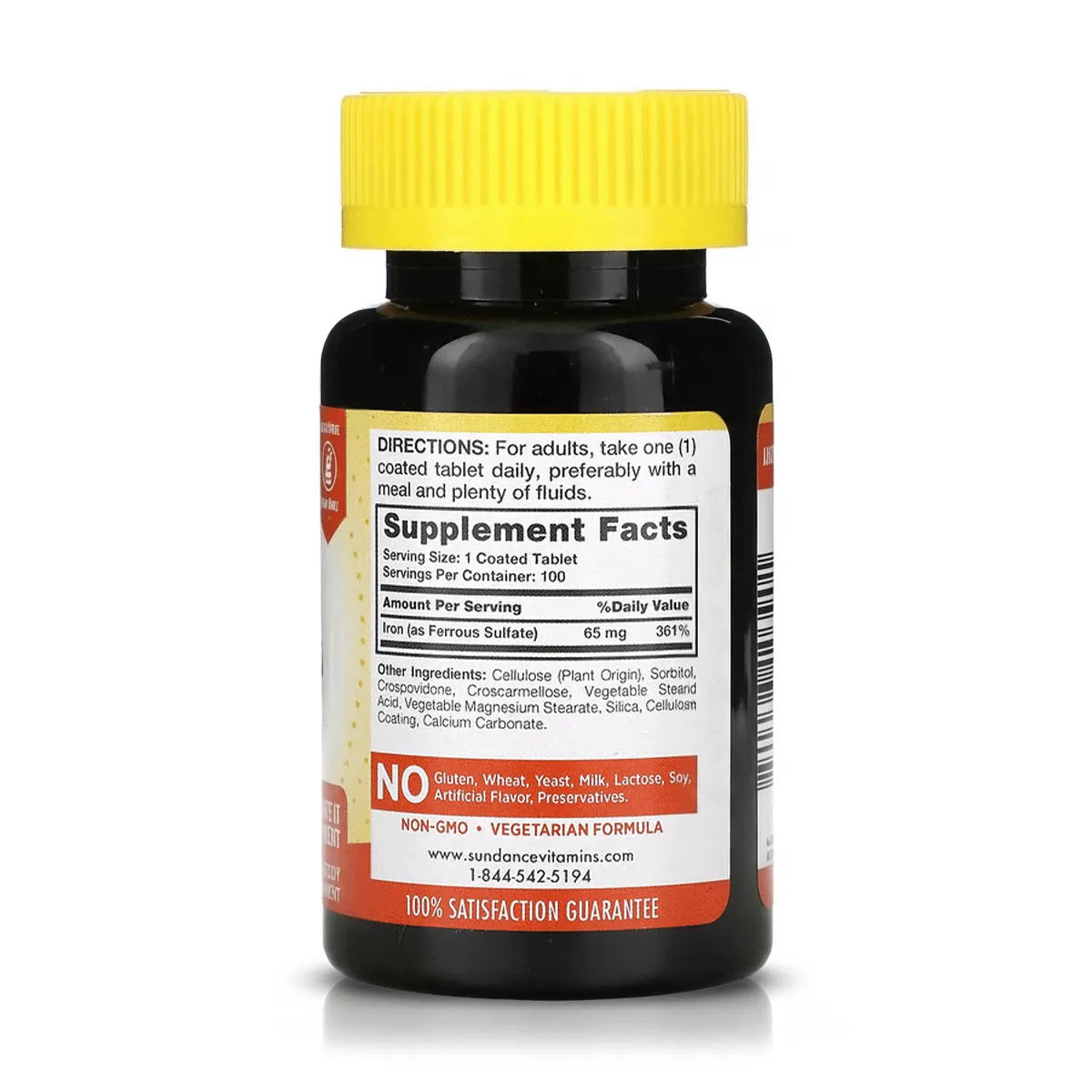 Hierro 65 mg (100 Tabletas) - Sundance