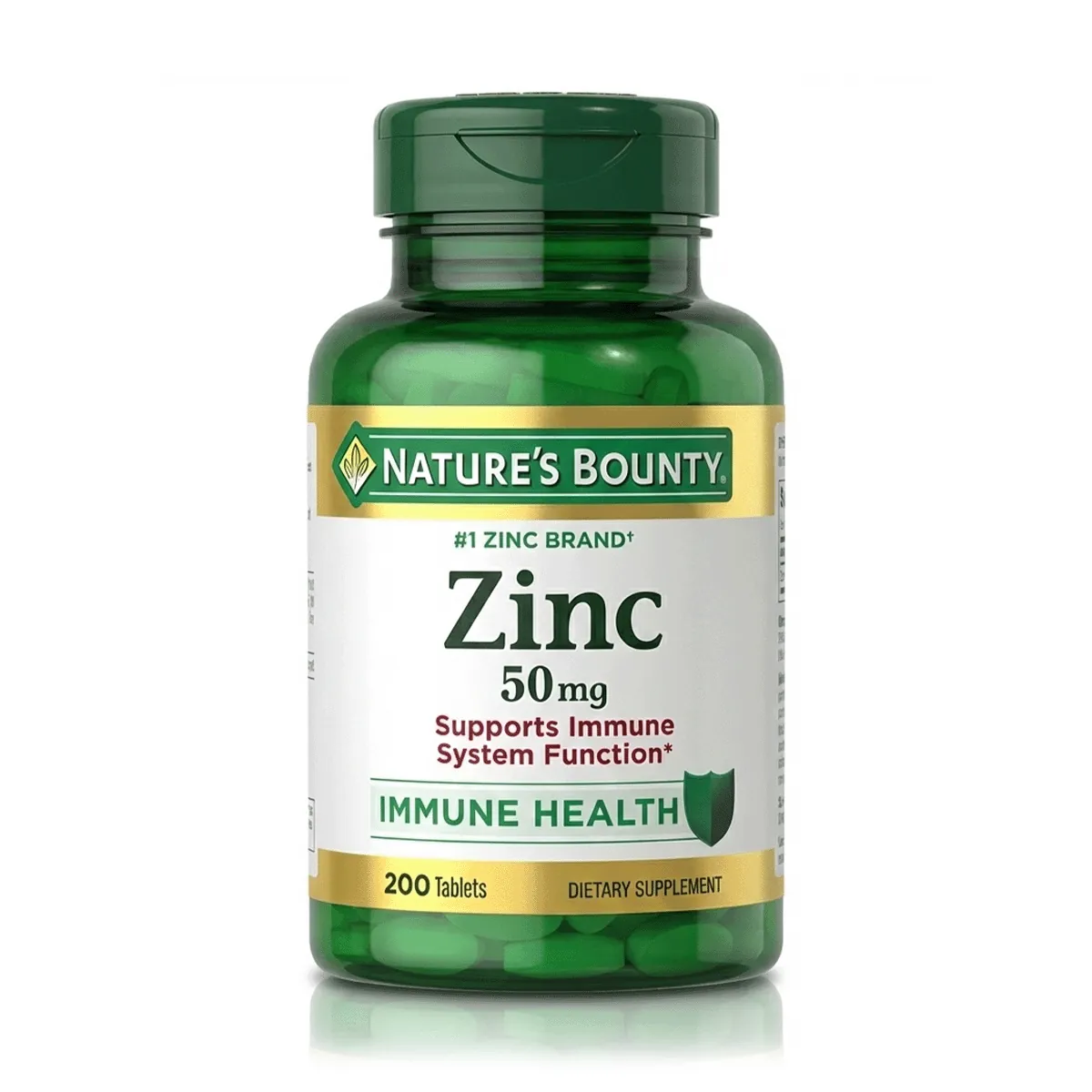 Zinc 50 mg (200 Tabletas) - Nature's Bounty