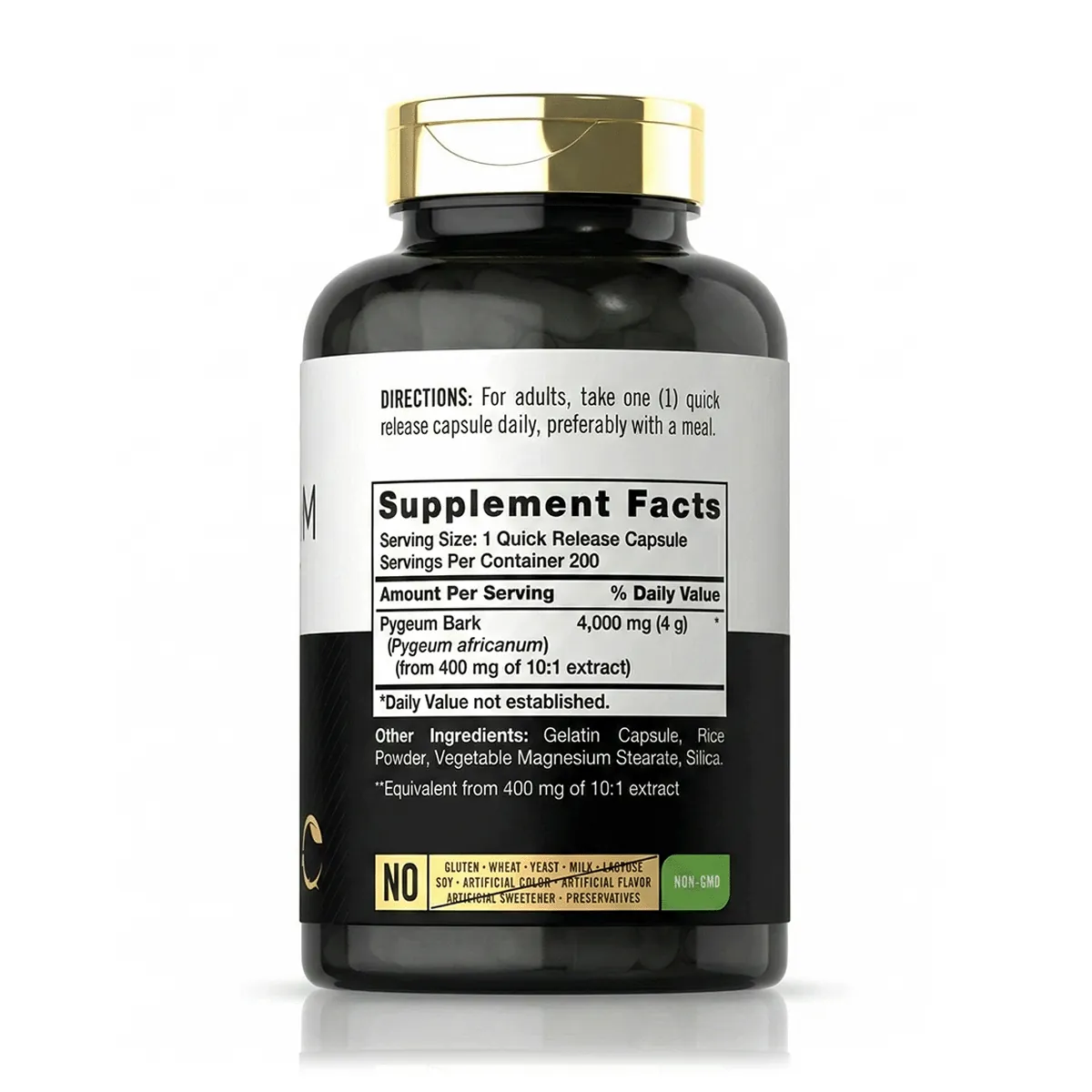 Pygeum 4000 mg (200 Cápsulas) - Carlyle