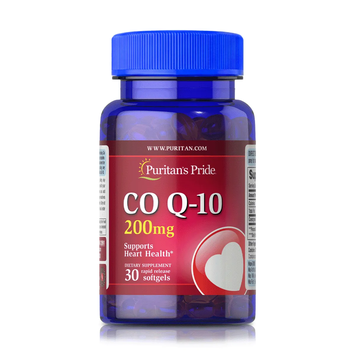 Coenzima Q-10 200 mg (30 Softgels) - Puritan’s Pride