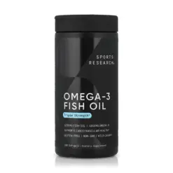 Omega 3 Triple Fuerza 1055 mg (180 Cápsulas) - Sports Research