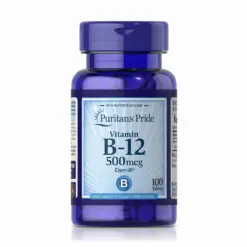 Vitamina B-12 500 mcg (100 Tabletas) - Puritan's Pride