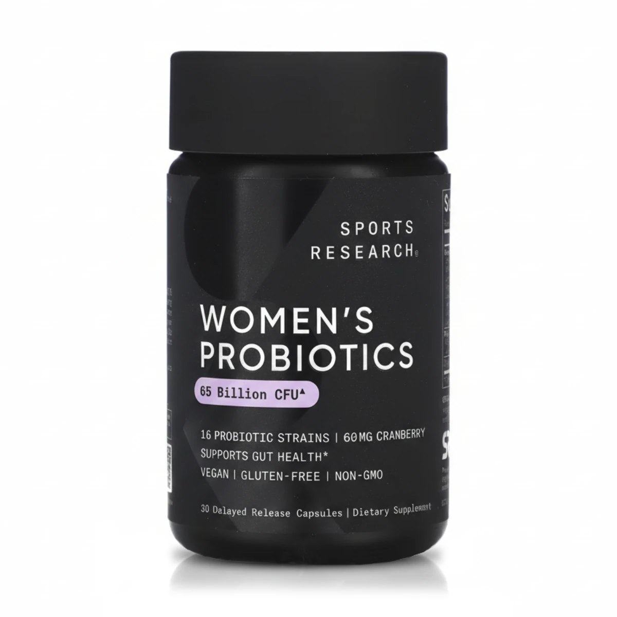 Women's Probiotics 65 Billion CFU & Cranberry (30 Cápsulas) - Sports Research