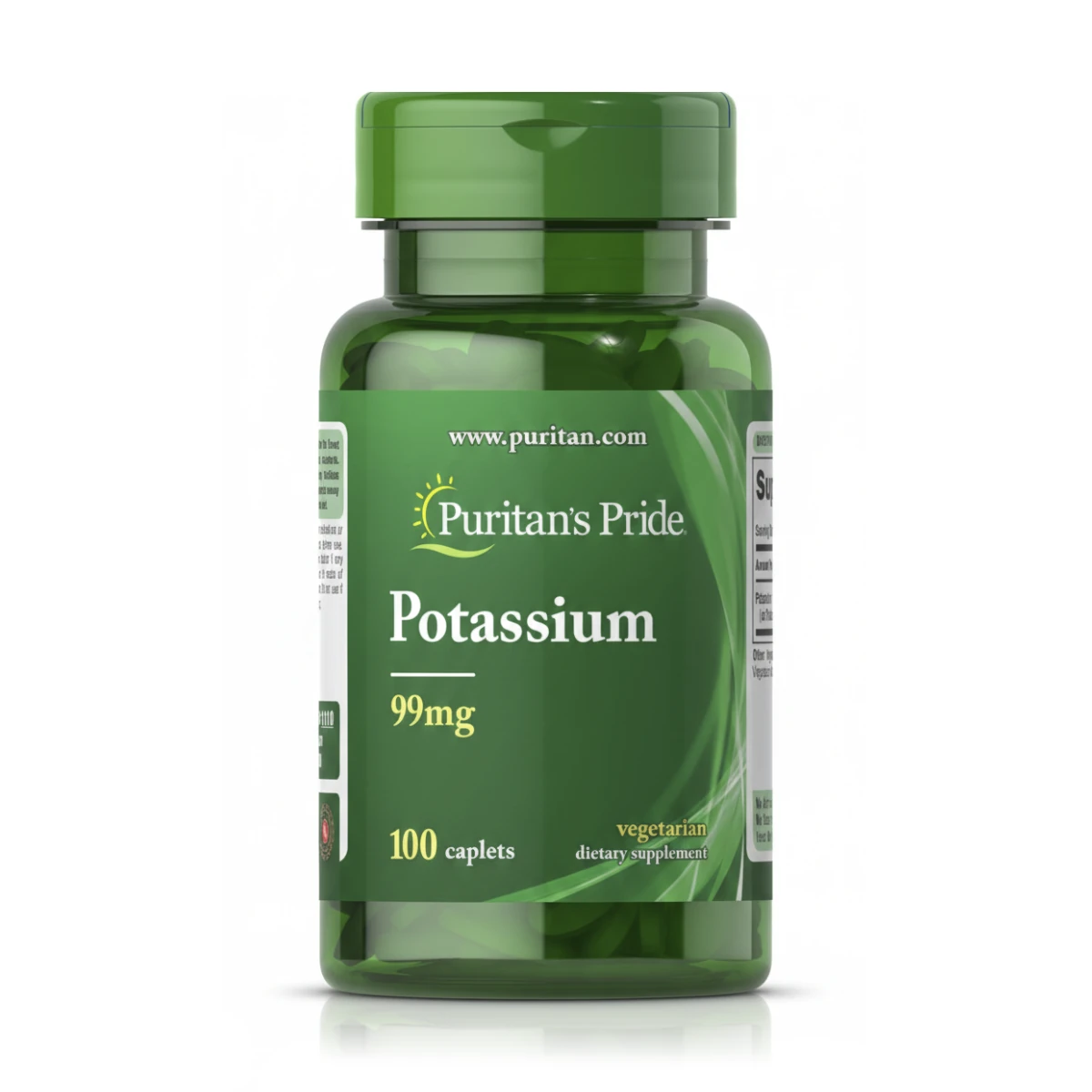 Potasio 99 mg (100 Cápsulas) - Puritan's Pride