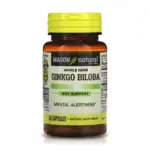 ¡Agregaste Ginkgo Biloba Hierba Entera 125mg (60 Cápsulas) – Mason Natural a tu lista de deseos!