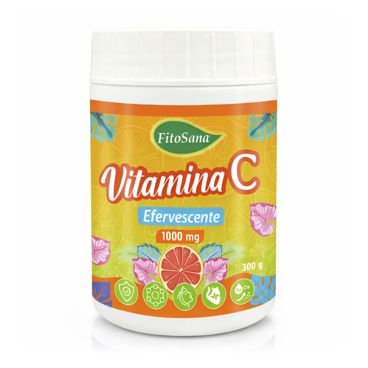 Vitamina C 1000 mg Efervescente (300 g) - Fitosana