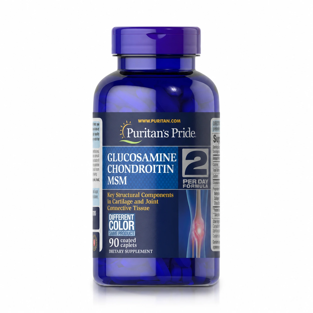 Glucosamina, Condroitina & MSM (90 Tablets) - Puritan's Pride