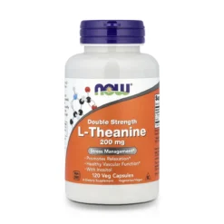 L-Teanina 200 mg (120 Cápsulas) - NOW Foods