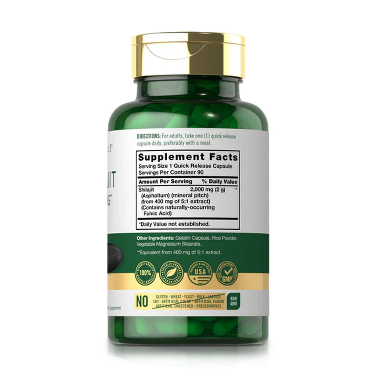 Shilajit 2000 mg (90 Cápsulas) - Carlyle - Imagen 2