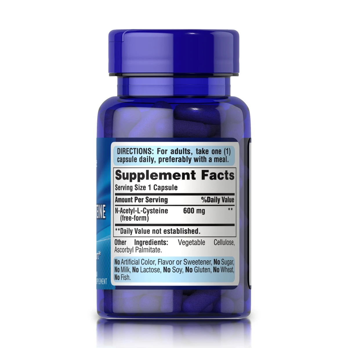 NAC 600 mg (60 Cápsulas) - Puritan's Pride
