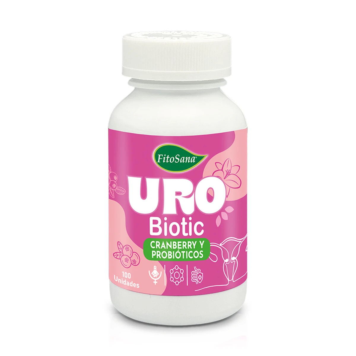 Uro Biotic Cranberry y Probióticos (100 Cápsulas) - Fitosana