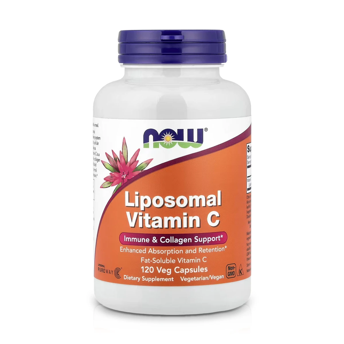 Vitamina C Liposomal 1 g (120 Cápsulas) - NOW Foods