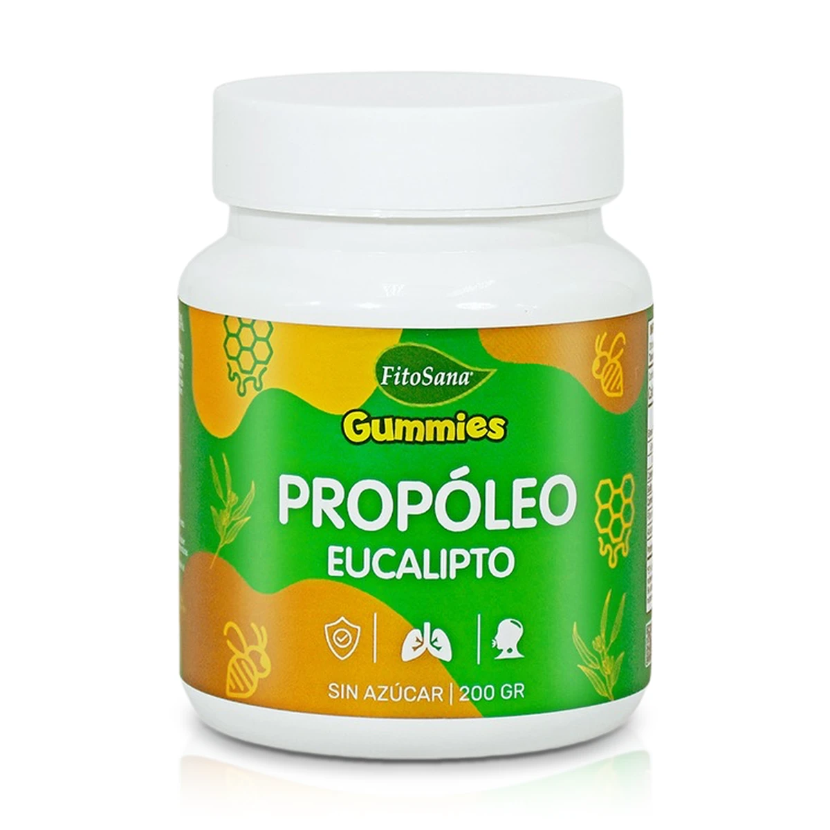 Propóleo Eucalipto Gomitas Sin Azúcar (200 g) - Fitosana