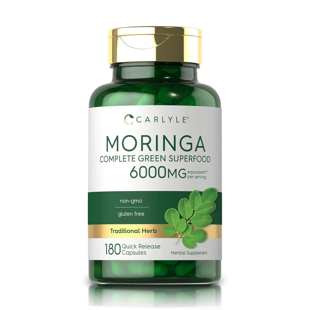 Moringa 6000 mg (180 Cápsulas) - Carlyle