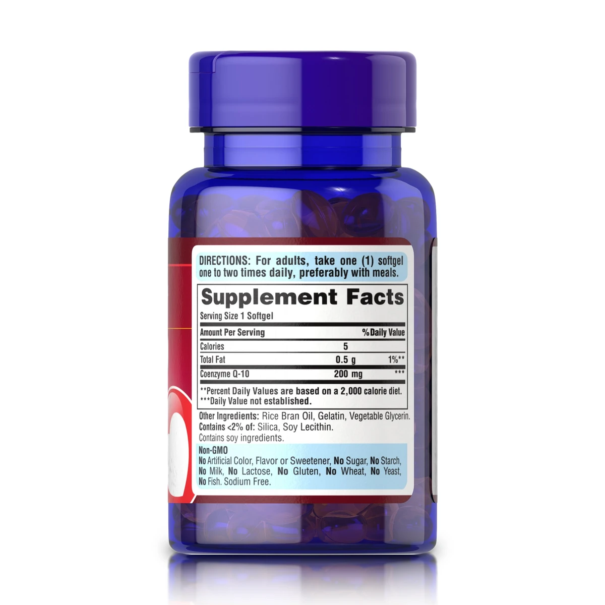 Coenzima Q-10 200 mg (60 Softgels) - Puritan’s Pride