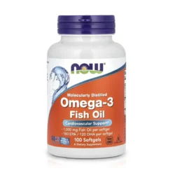 Omega-3 Fish Oil 1000 mg (100 Softgels) - NOW Foods